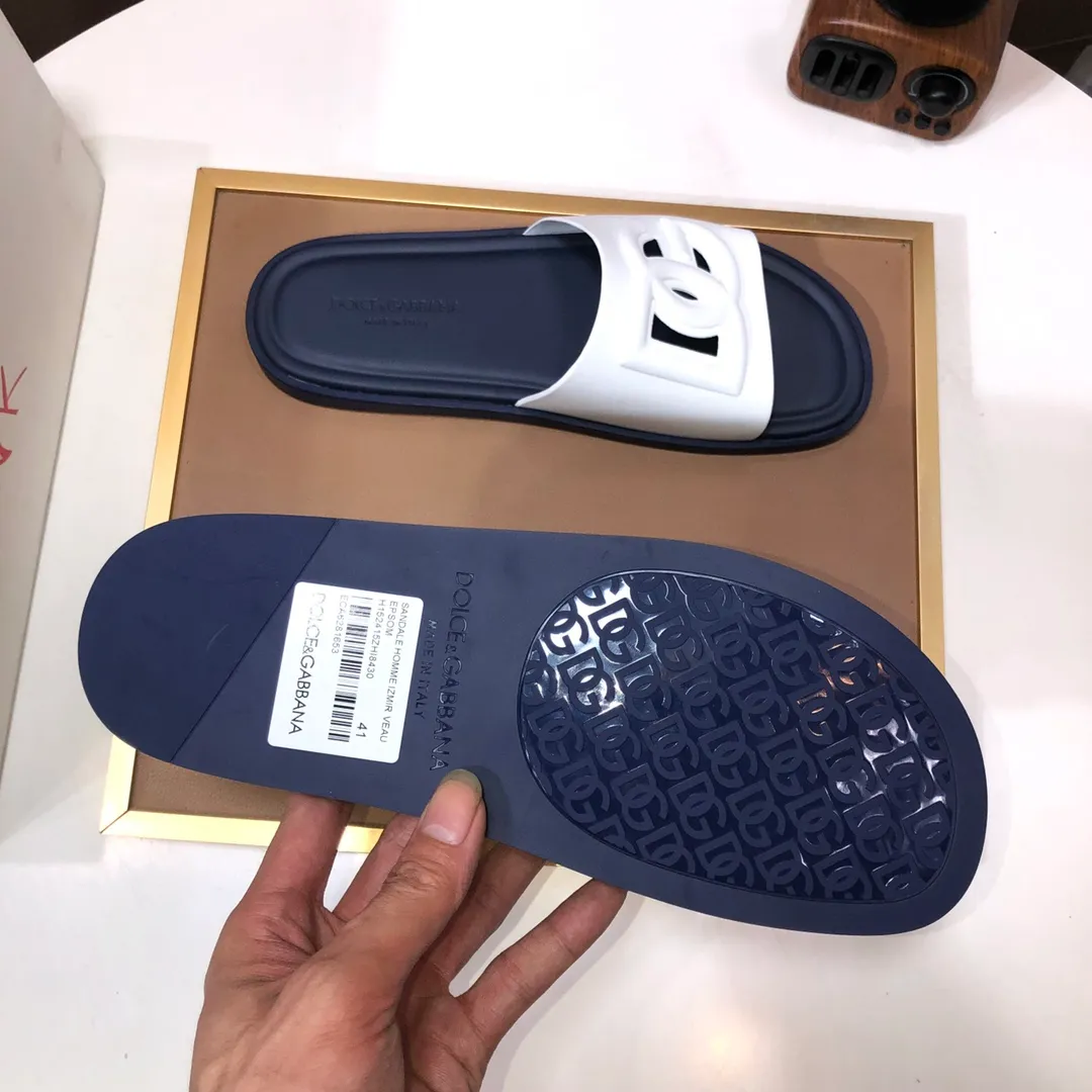 Men's shoes💰280💰【D&G】High-end quality Product trademark: DG "Dolce & Gabban*" slippers, Product material: Imported cowhide upper, original air cushion outsole, regular size: 38-45